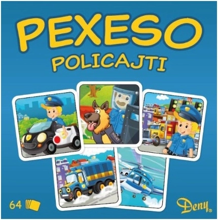 Pexeso Policajci – putno pexeso s policijskim slikama