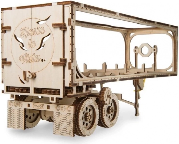Drvene 3D puzzle prikolica za kamion HEAVY BOY VM-03 (138 dijelova) UGEARS