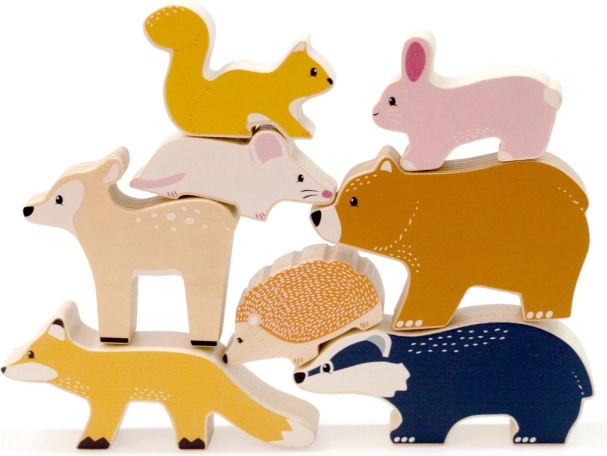 Set drvenih šumskih životinjica