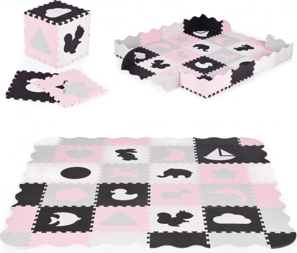 Pjenasta igraća podloga s ogradicom puzzle 36 kom ECOTOYS