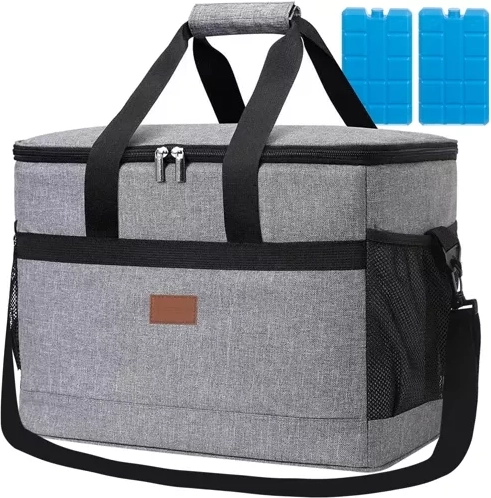Termo torba 20 l s ulošcima za led – siva