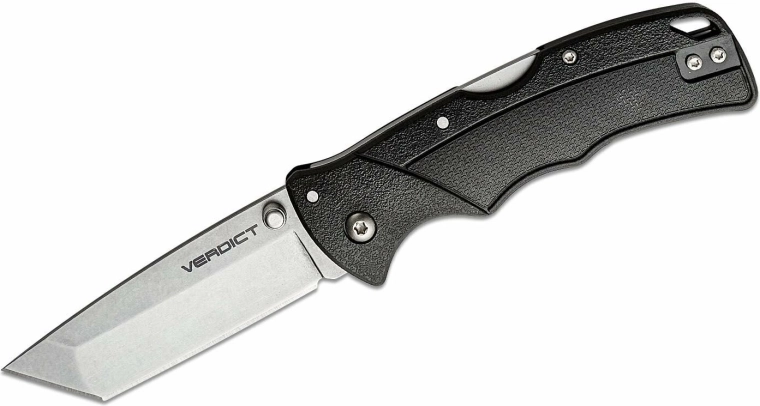 Sklopivi nož Cold Steel Verdict 3" Tanto, stonewash, crni GFN