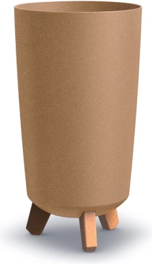 Lončanica na nogicama Gracia Tubus Slim Eco Wood 19,5 cm naturo