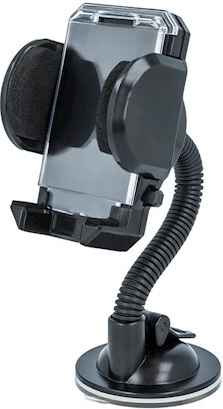 Setty fleksibilni univerzalni držač za auto za vjetrobransko staklo, crni