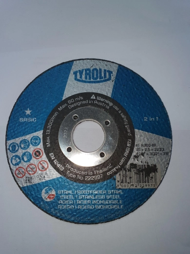 Rezni disk za čelik 115 × 2,5 × 22,2 mm
