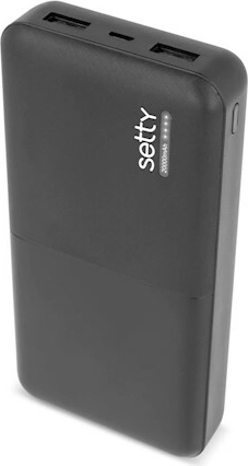 Setty power banka 20000 mAh crna
