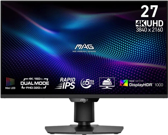 Gaming monitor MSI MAG 274UPDF 27" LED 160 Hz crni