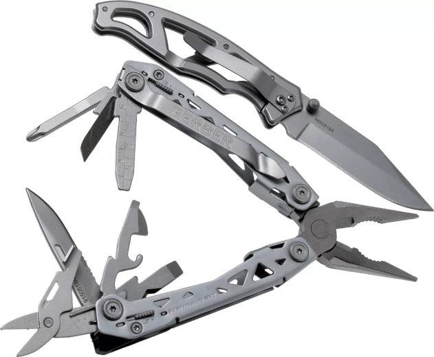 Gerber set Suspension NXT i Paraframe – multifunkcionalne kliješta (15 funkcija) i džepni nož