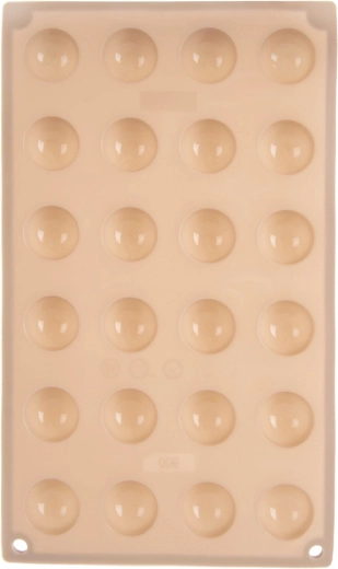 Silikonski kalup za praline i čokoladice, bež, 30 × 17,5 × 1,5 cm