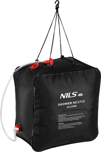 Solarni kamping tuš NILS Camp 40 l