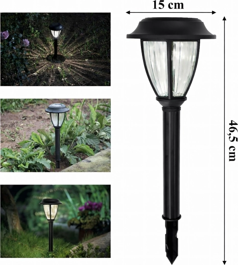 Set od 10 kom solarnih LED vrtnih lampiona za zabijanje u tlo