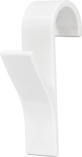 Plastične kukice za radijator, bijele, 2 kom