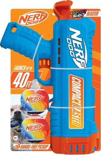 Nerf Dog kompaktni blaster za loptice + 2 teniske loptice