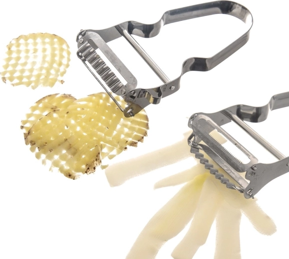 Dvije oštrice za guljenje i dekorativne rezove