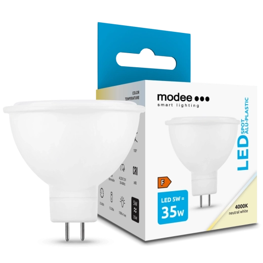 LED žarulja GU5.3/MR16 5 W neutralno bijela 4000 K – Modee Lighting