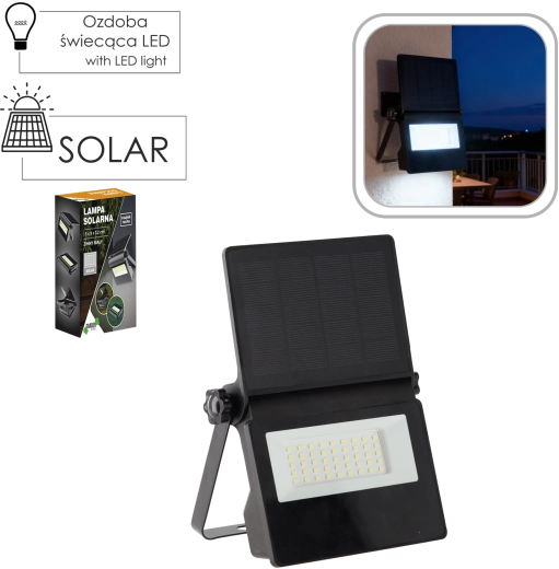 Solarna LED zidna svjetiljka s senzorom pokreta