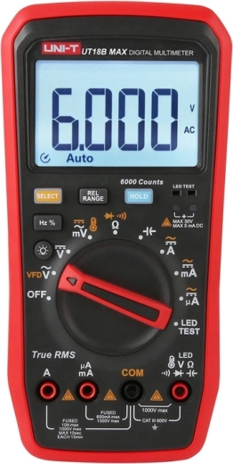 Uni-T digitalni multimetar True RMS s testom LED