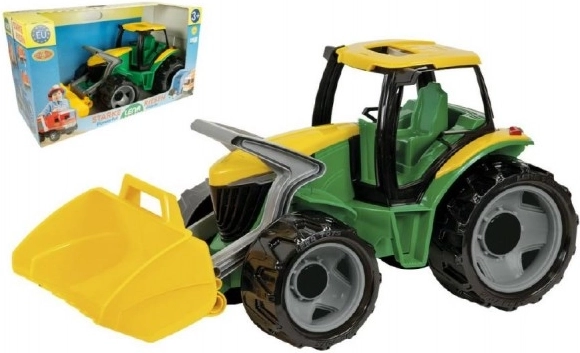 Dječji traktor s lopatom Zeleno-Žuti