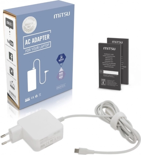 Bijeli USB Type C punjač 45W