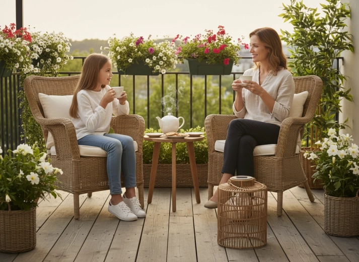 Ugodna atmosfera za vanjsko sjedenje