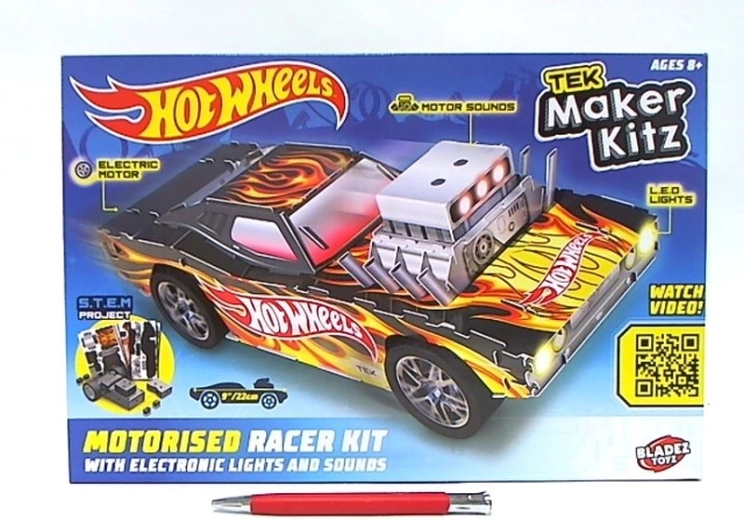 Hot Wheels Bladez Rodger Dodger – građevni set sa svjetlima i zvukom