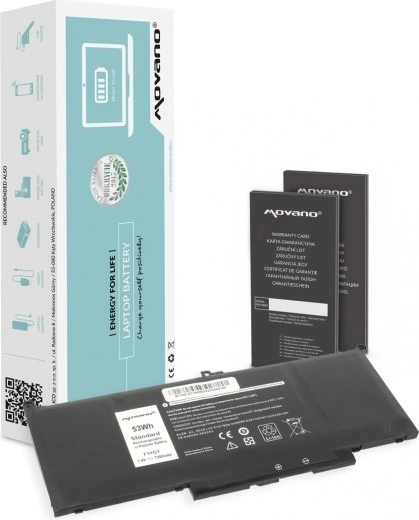 Movano baterija za Dell Latitude 7390 / 7490 (MYJ96) 7200 mAh 53 Wh