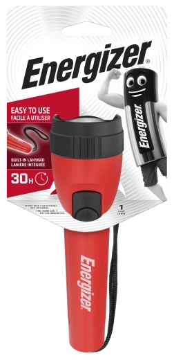 Energizer ručna svjetiljka Black & Silver, plastična, 2× AA