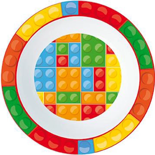 Plastična zdjelica s kariranim uzorkom 300 ml, promjer 16 cm