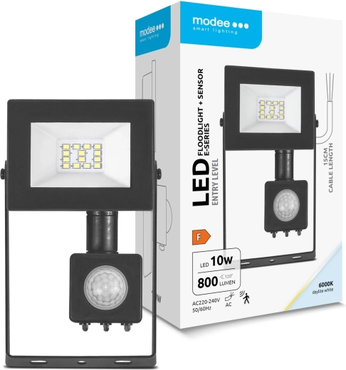 Modee LED reflektor E‑series sa senzorom 10 W, 120°, 800 lm, hladno bijela