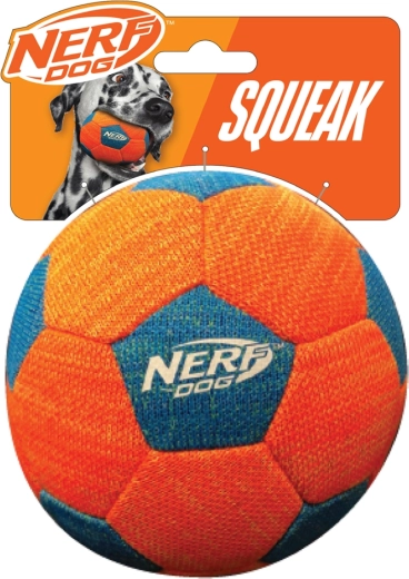 Nerf Dog zviždaljkaš nogometna lopta za pse 12,7 cm