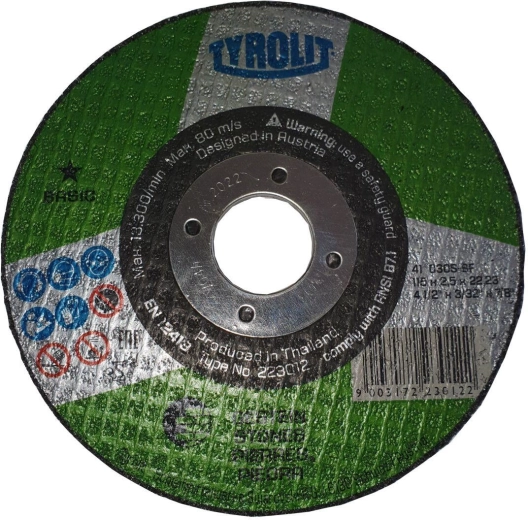 Rezni disk za kamen i lijevano željezo 115 × 2,5 × 22,2 mm