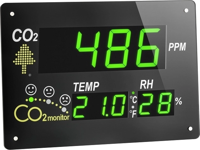 Pokazivač kvalitete zraka TFA AirCO2ntrol s mjerenjem CO2, temperature i vlažnosti