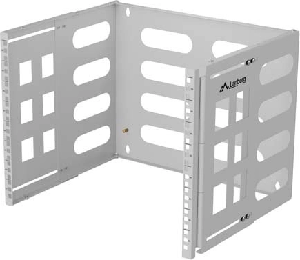 Zidni nosač RACK 19" 8U, dubina 400/240 mm, sivi