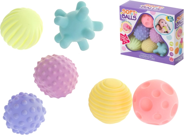 Senzorske loptice za djecu - set od 6 komada