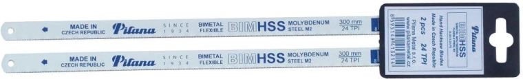Listovi pile za metal 300 mm 24 TPI bimetal, set 2 kom PILANA