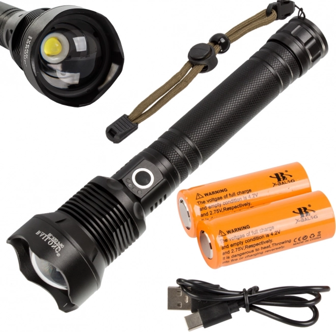 Vojna taktička svjetiljka Bailong XHP90 s Power Zoomom