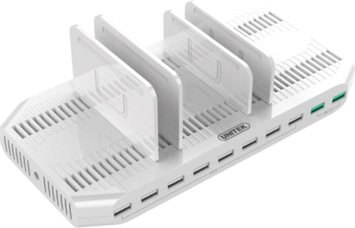 Univerzalna stanica za punjenje 10× USB 96 W s brzim punjenjem QC 3.0