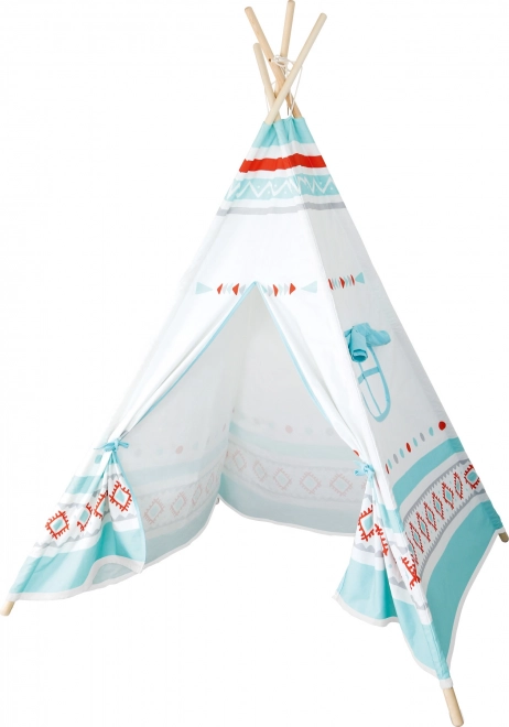 Small Foot Tipi bijelo-plavi