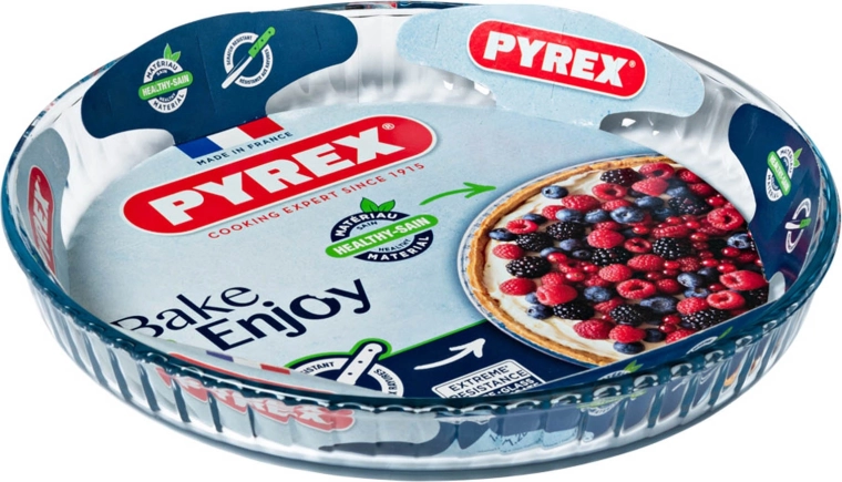 Staklena posuda za pitu PYREX 1,2 l, 25 × 4 cm