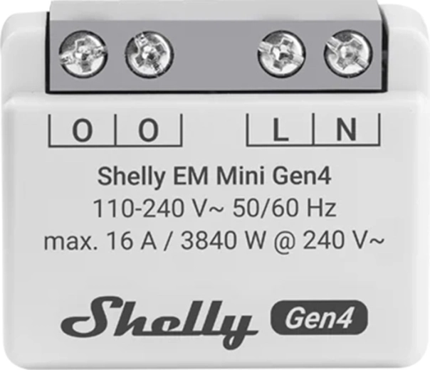 Mjerač potrošnje energije Shelly EM Mini Gen4 s Wi‑Fi i Matter