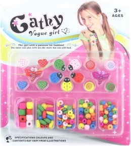 Drvene perlice za djecu za izradu narukvica