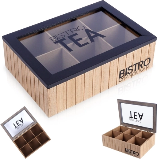 Stakleni poklopac s crnim okvirom