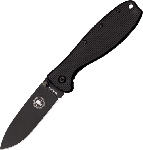 Sklopivi nož ESEE Zancudo Black, 7,7 cm, potpuno crn, FRN