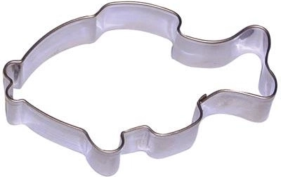 Rezači za kolače od nehrđajućeg čelika – šaran, set 10 kom