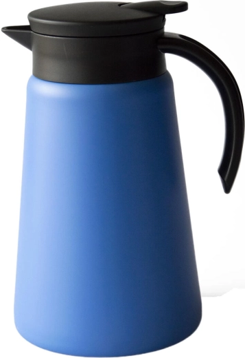 Termos bokal 1 l od nehrđajućeg čelika s plastičnim poklopcem i polugastim zatvaranjem