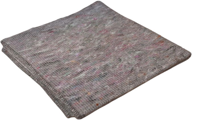 Siva pamučna podna krpa 60 × 50 cm