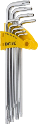 Set produženih TORX ključeva 9 kom DREL