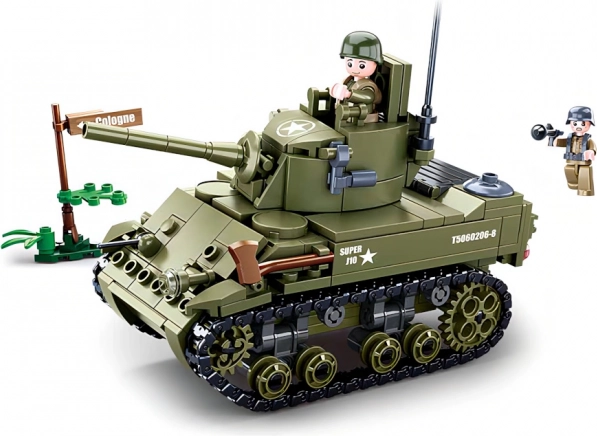 Sluban Army WW2 mali saveznički tenk – građevni set
