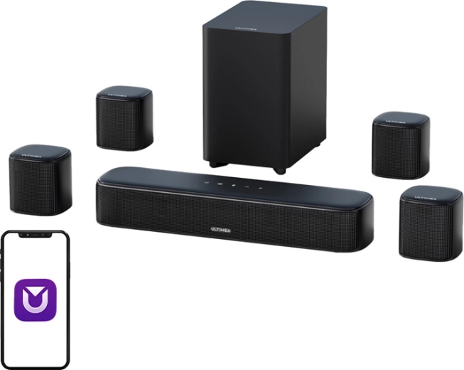 Ultimea Aura A40 7.1 set soundbar s subwooferom i satelitima