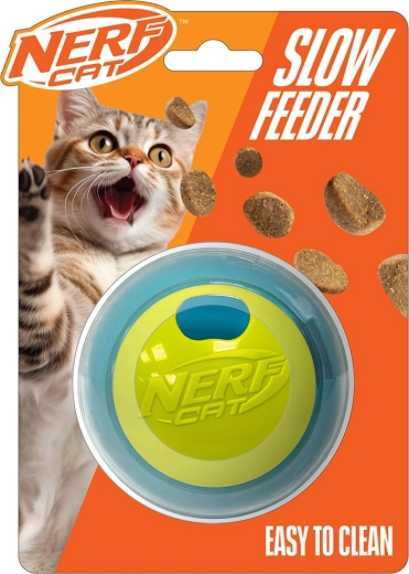 Nerf Cat interaktivna loptica za poslastice za mačke 9 cm